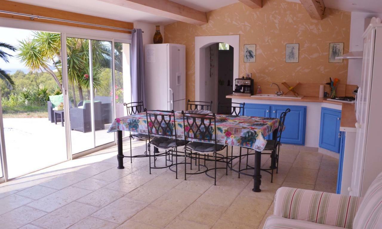 Gite Vue Mer La Cadiere-d'Azur Exteriör bild