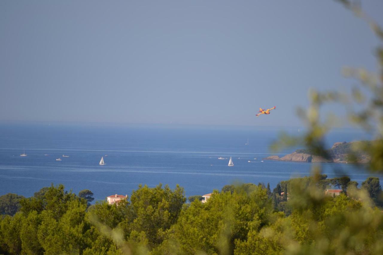 Gite Vue Mer La Cadiere-d'Azur Exteriör bild